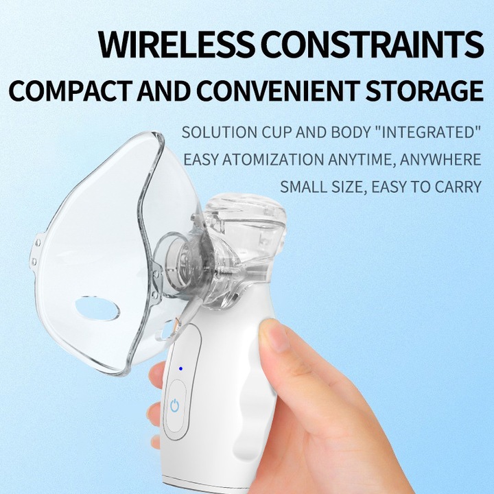 Atomizator portabil ultrasonic ZYBLSSBB alb 3.5 microni ajustabil