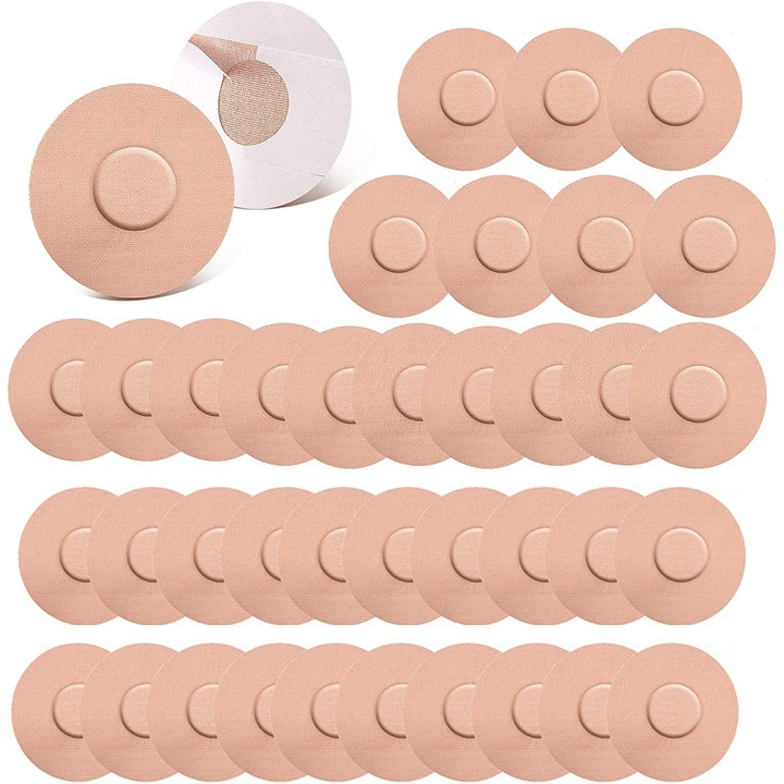 Plasturi pentru monitorizare glucoza continua, 25 buc, impermeabili, hipoalergenici