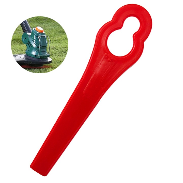 Lama plastic pentru tuns iarba 83x20mm rosu durabil usor