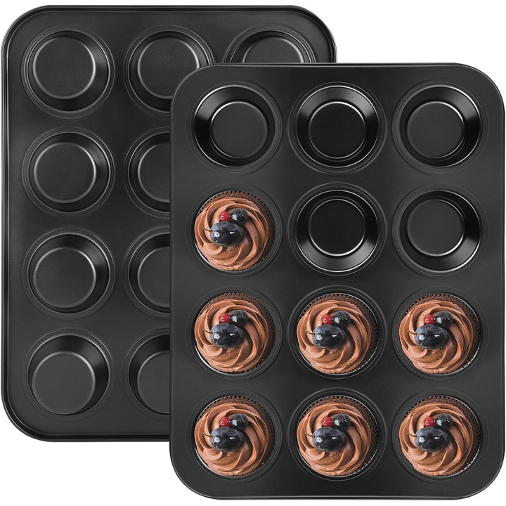 2 db-os sütőtepsi készlet 35x27x3cm szénacél tapadásmentes BPA-mentes
