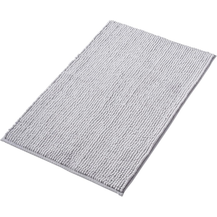 Covoras baie gri 40x60cm absorbant antiderapant lavabil set