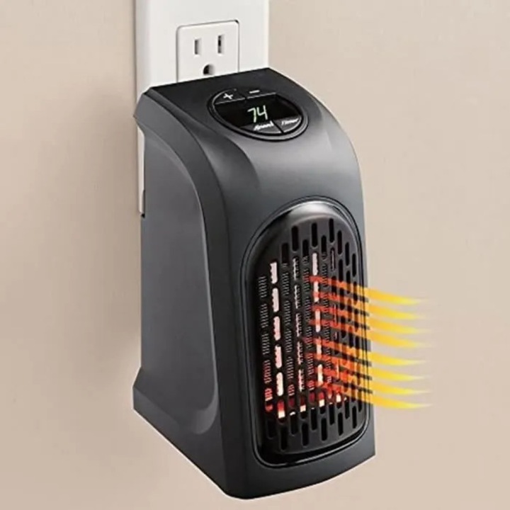 Преносима аеротерма 400W черна 12ч таймер 60-90°C