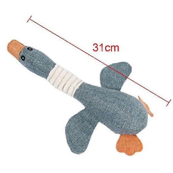 Jucarie pentru caini, zgomotoasa, plus, verde, 33cm