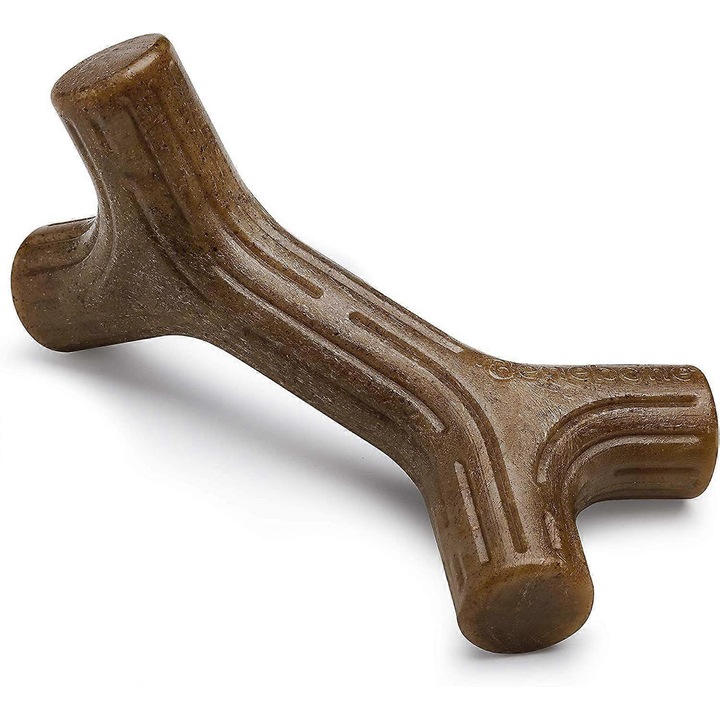 Jucarie de mestecat pentru caini, durabil, aroma bacon, mic