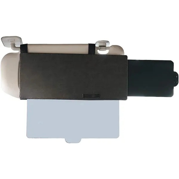 Extensie parasolar auto, anti-orbire, negru, 1 buc