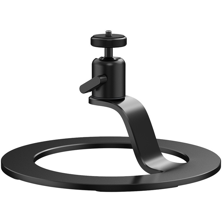 Suport proiector metalic negru 0-90° reglabil 1/4 inch