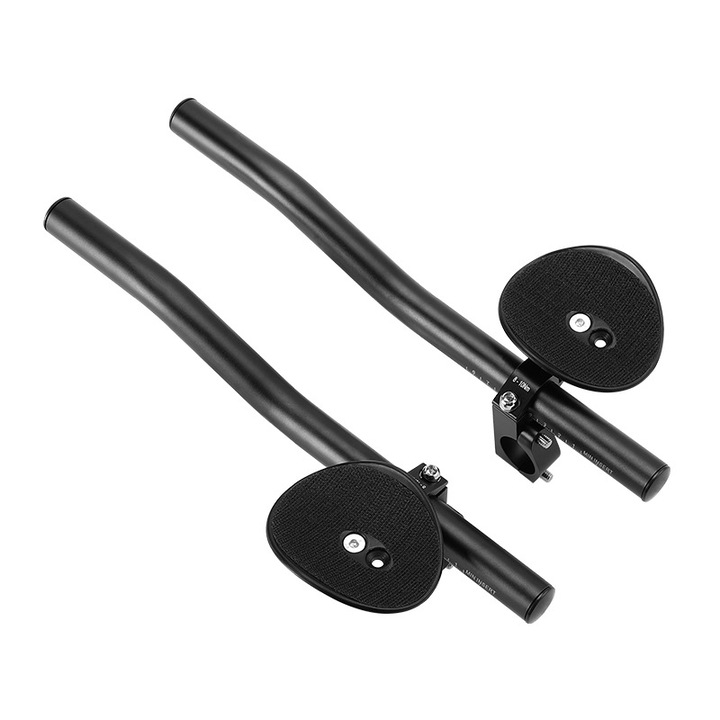 Alumínium kerékpár bowden rögzítő, fekete, 34cm, 2 db-os szett
