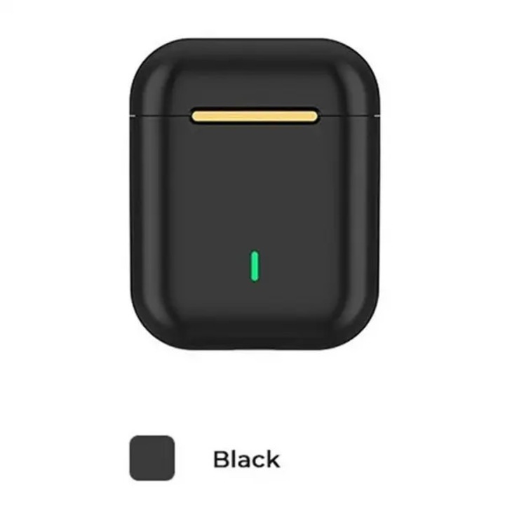 Слушалки In-Ear Bluetooth 5.0 J18 TWS, безжични, водоустойчиви, черни, 10x10x3.5cm