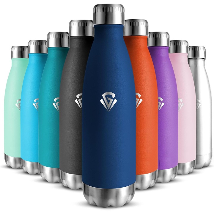 Sticla Apa Inox 500ml, Termos Izolat Fara BPA, Etansa