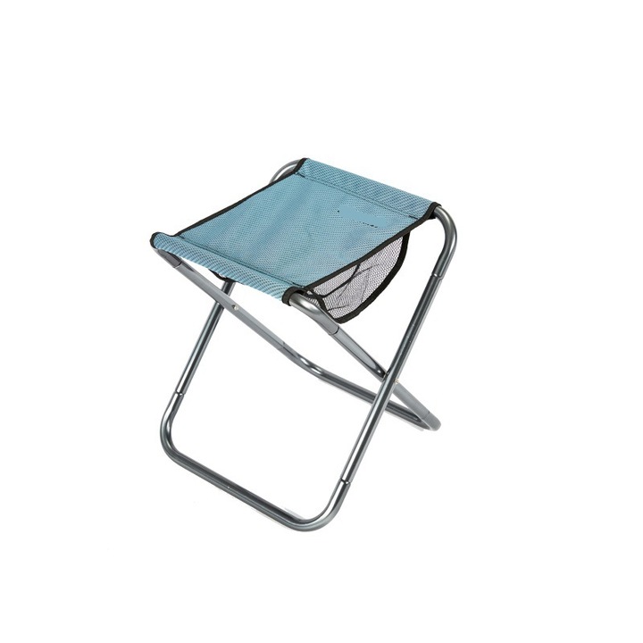 Scaun pliant camping, suport stabilizare, buzunare laterale, 40x33x36cm