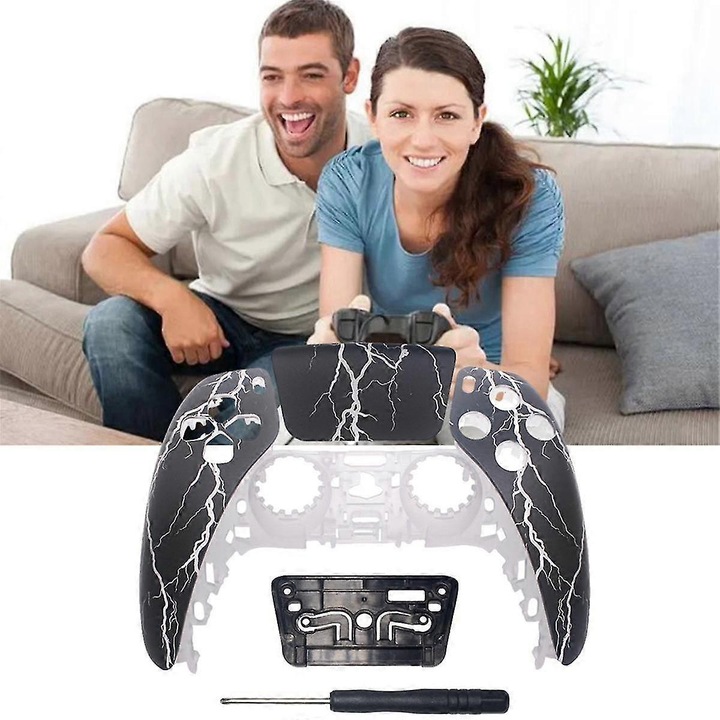 Capac frontal si panou tactil pentru controller BDM-010, ABS, negru