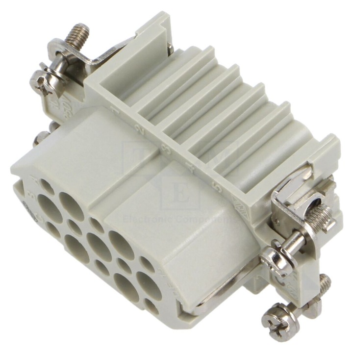 Conector ILME HDC CDF 15, 15 pini, 10A 600V insert contact mama