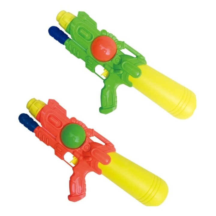 Pistol cu rezervor pentru apa cu maner, 1 buc, multicolor, 36 cm