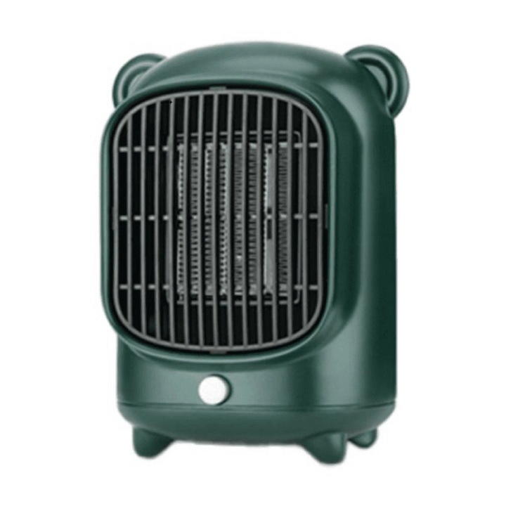 Aeroterma de birou 500W, ceramica, reglabila, 20x15x12cm, alb