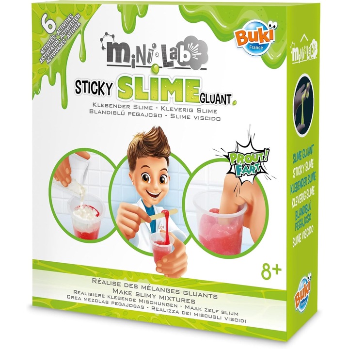 Set Mini Laborator Slime BUKI 3007 - Distractie Creativa