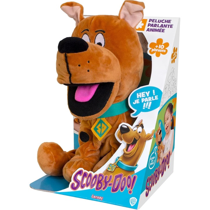 Jucarie de plus interactiva Scooby-Doo, vorbitoare, de la 5 ani