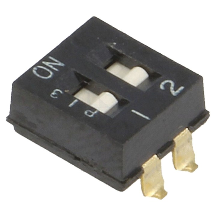Comutator DIP-SWITCH 2 Sectiuni ON-OFF 24VDC