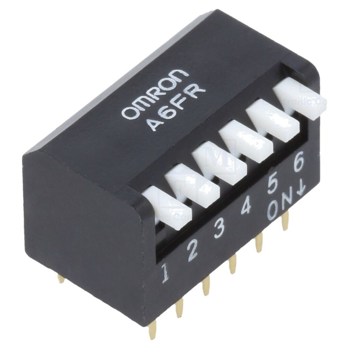 Comutator DIP-SWITCH 6 Sectiuni ON-OFF 24VDC