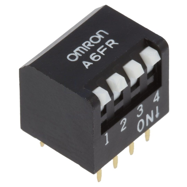 Comutator DIP-SWITCH 4 Sectiuni ON-OFF