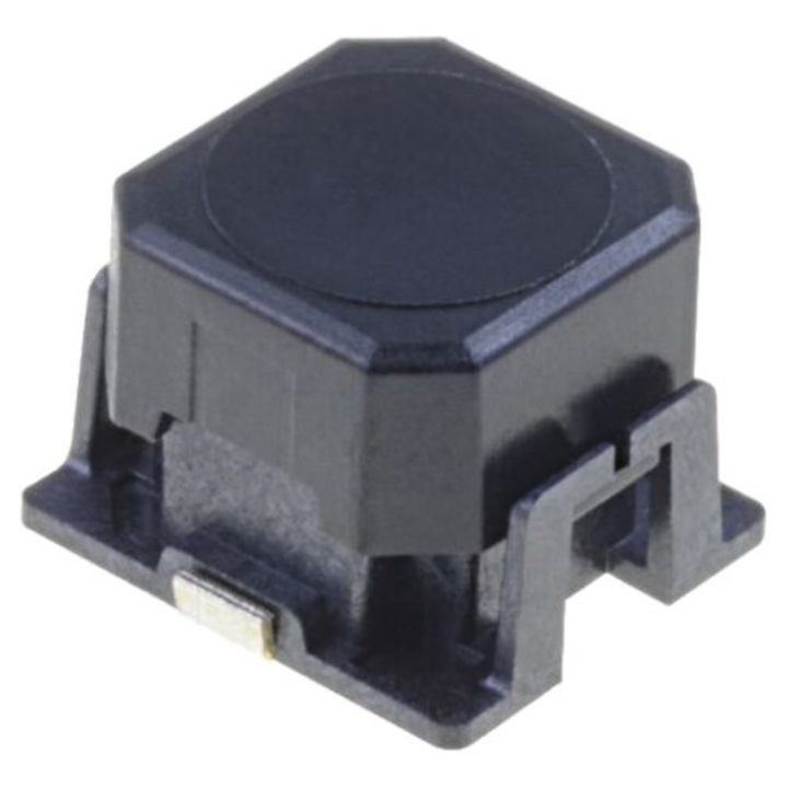 Comutator Tastatura Neagra SMT SPST-NO 0.05A 16VDC