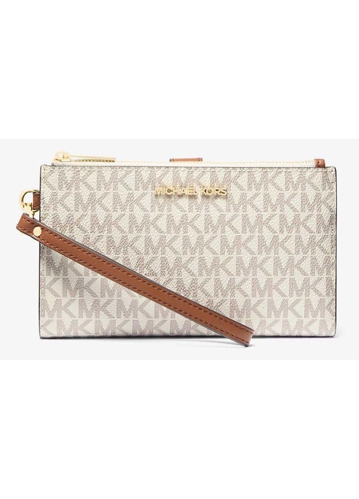 Portofel, Michael Kors, Jet Set Travel, crem