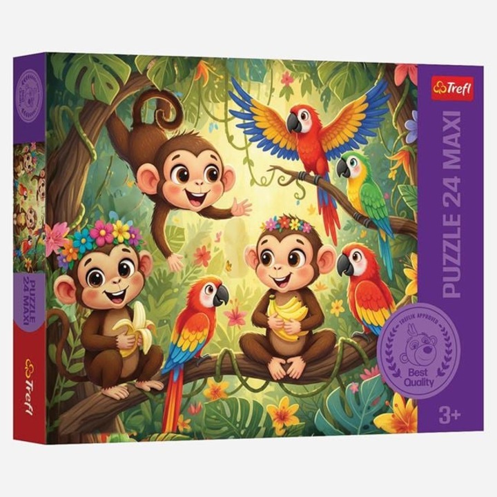 Puzzle Maxi Джунгла Jumbo, 24 части