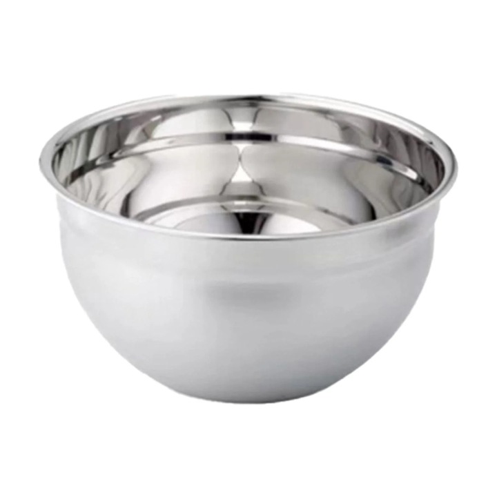 Set boluri mixare inox, 28x10x10cm, argintiu, stabilitate ridicata
