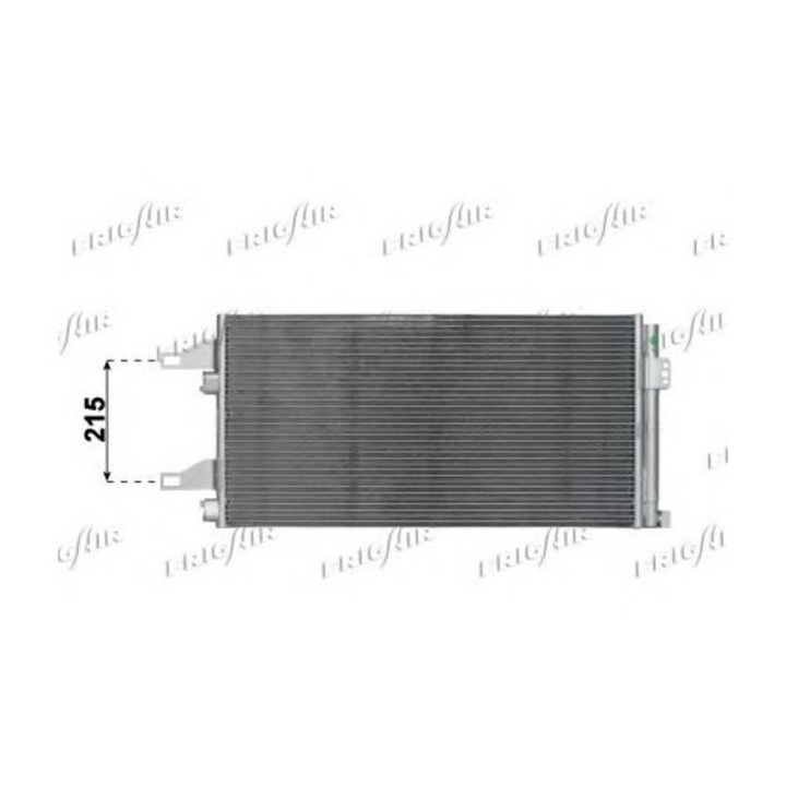 Hűtőradiátor FRIGAIR, 715x375x16mm, R 134a