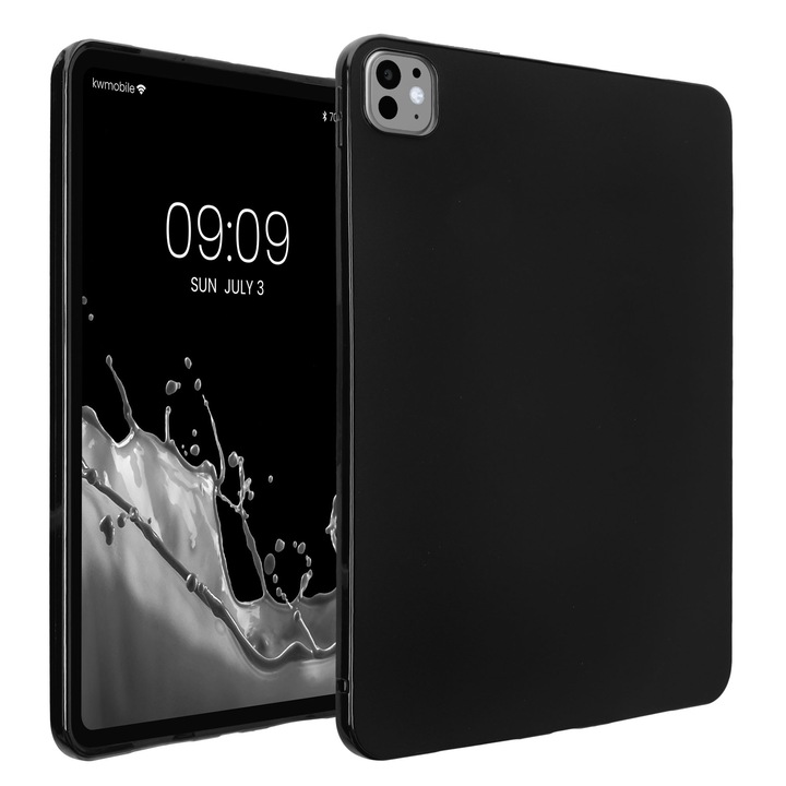 Husa tip carcasa Kwmobile pentru Apple iPad Pro 11 inch (2024), silicon, finisaj mat, anti-alunecare