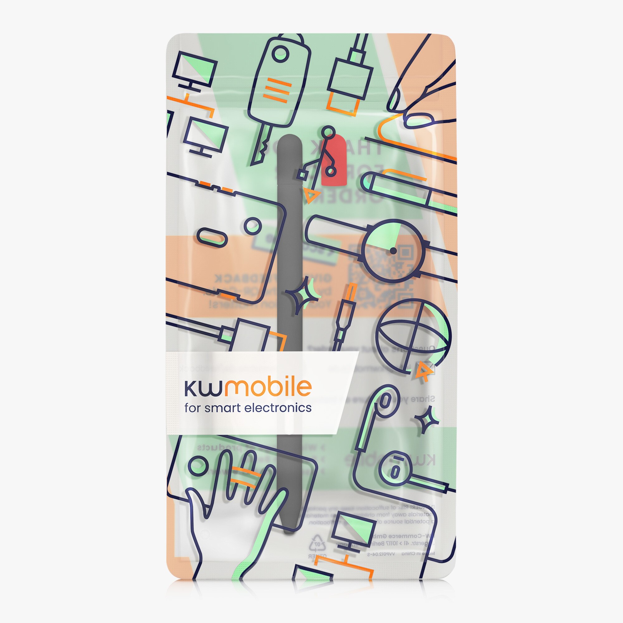 Husa tip pouch Kwmobile pentru Samsung Galaxy Tab S11/S11 Ultra, silicon, negru, protectie la zgarieturi