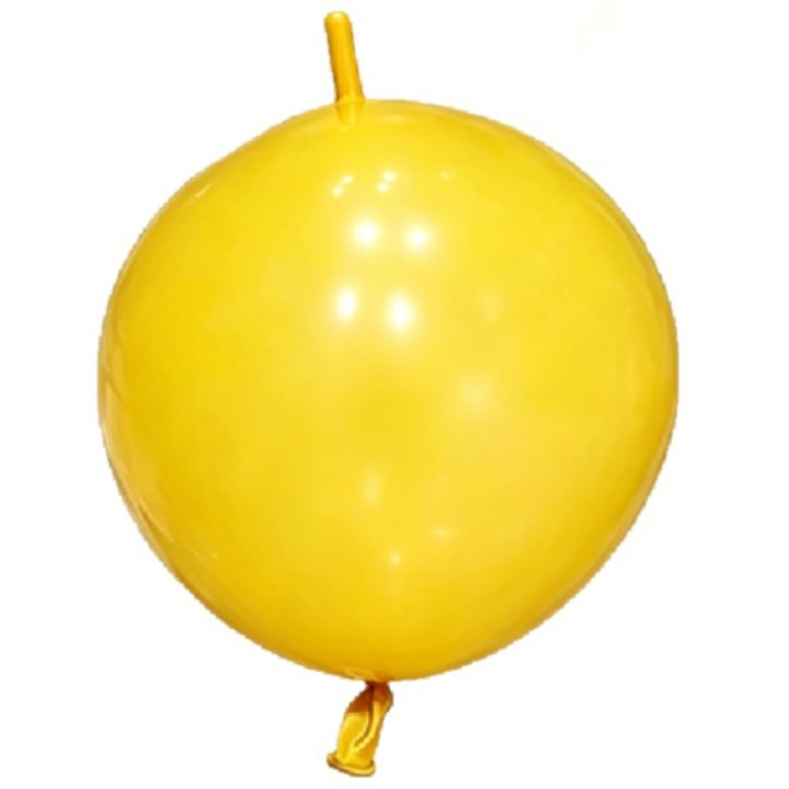 Set 20 baloane latex link o loon galben 28 cm