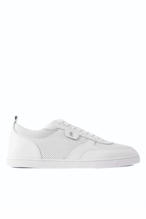 Férfi teniszcipő, Christian Louboutin Tutti Rui Perforated, Fehér, 42