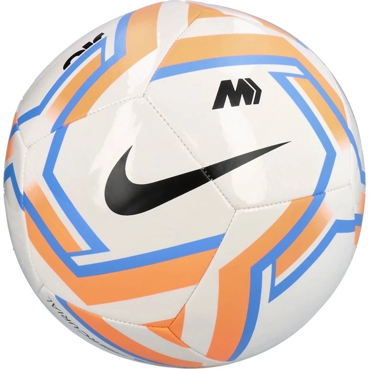 Nike Mercurial Fade 26 futball labda, fehér/narancssárga, 5-ös méret