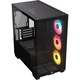 Carcasa Corsair 2800X RS-R ARGB, Micro-ATX, cu 3 ventilatoare incluse RS120-R ARGB, Negru