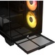 Carcasa Corsair 2800X RS-R ARGB, Micro-ATX, cu 3 ventilatoare incluse RS120-R ARGB, Negru