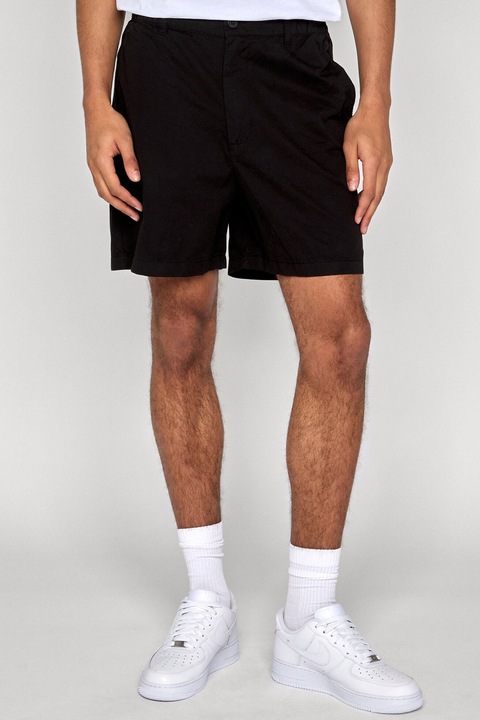 Urban Classics, Pantaloni scurti cu banda elastica in talie, Negru