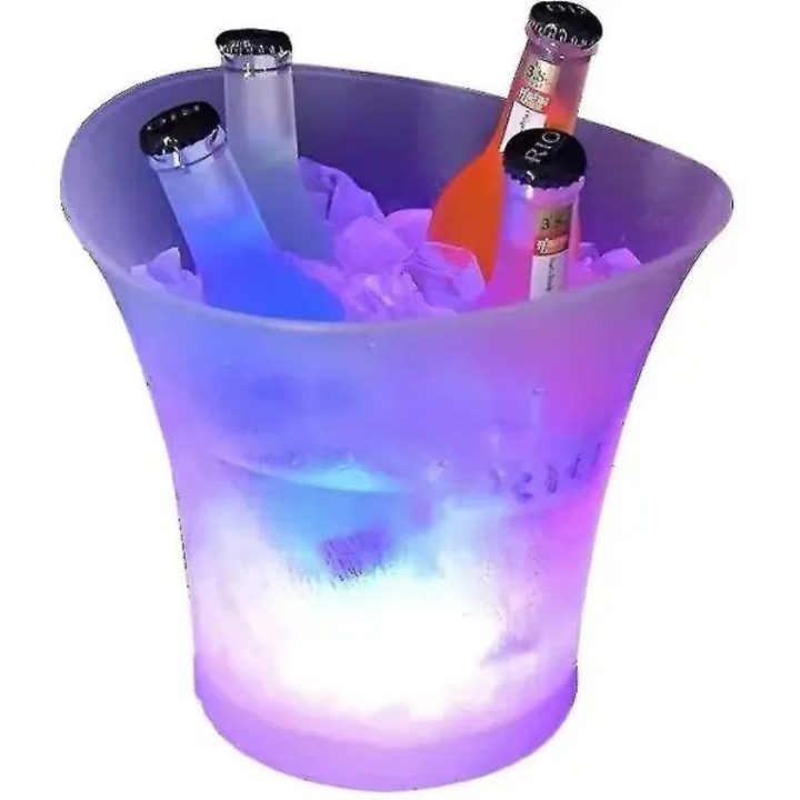 LED фруктиера 5L голям капацитет многоцветна промяна на цвета 23x25x23.5cm