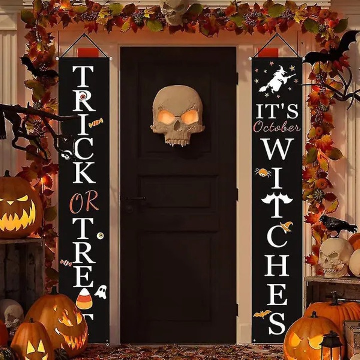 Halloween téglalap alakú asztalterítő, 130x220cm, narancs-fekete, tök-denevér dekoráció