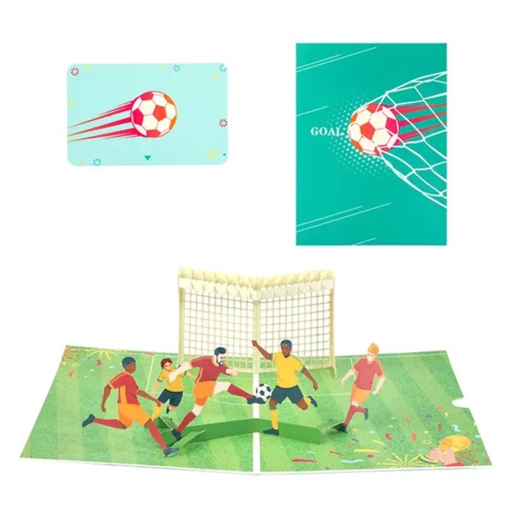 3D pop-up üdvözlőlap szett virágos kerékpárral, karton, többszínű, 20x15cm
