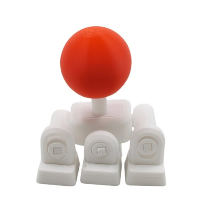 Joystick tastatura 3D alb 4 directii mod mecanic
