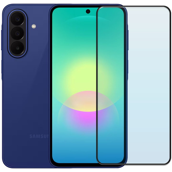Folie din sticla securizata pentru Samsung Galaxy A27 5G, HAMSTERBOX Glass Shield, Protectie completa ecran, Full face, Aplicare rapida, Case Friendly, Transparenta