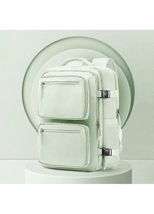 Rucsac unisex 16 inch, capacitate mare, curele curbate, multicolor, mediu