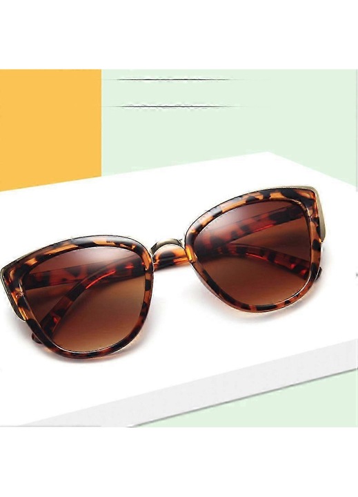 Női cat eye napszemüveg szett, retro, többszínű, 14.6x13.5x4.7cm