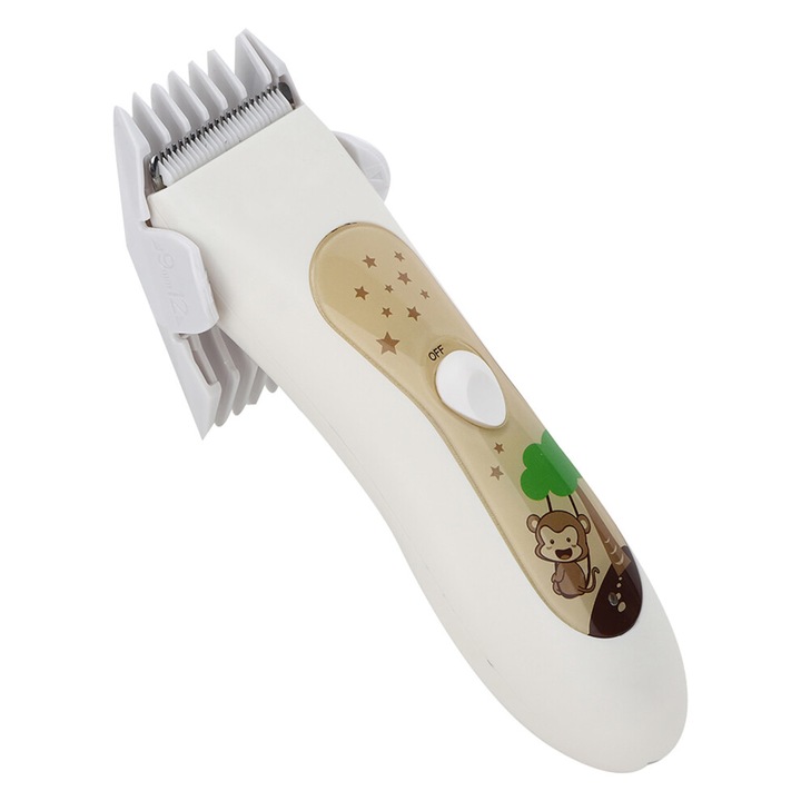 Gyermek hajvágó, 5W, USB, vízálló, 14.5x4.5x3.2cm