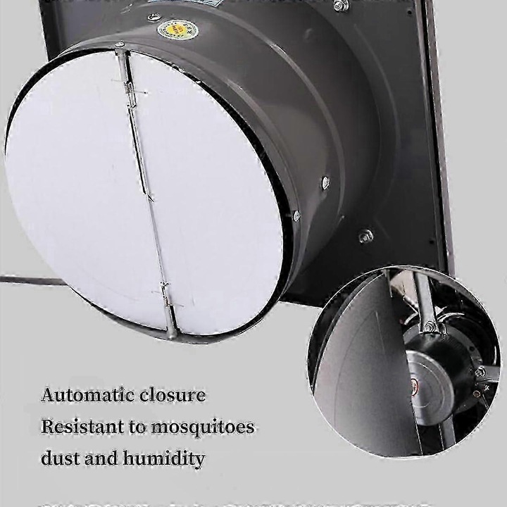 Fali ventilátor konyhába, 10 hüvelyk, fém, 100W, 2800R/MIN