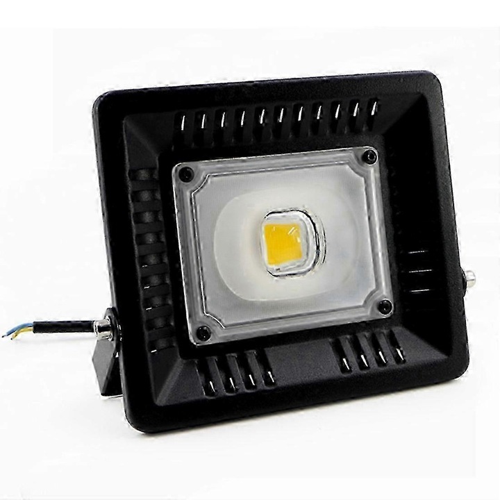 LED projektor 50W vízálló, alumínium, fehér, 14cm vastagság