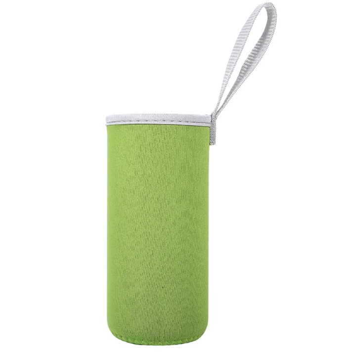 Husa pentru sticla apa YANYXR, neopren, antiderapant, multicolor, 19x6.8cm
