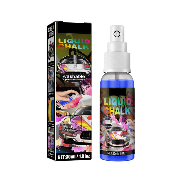 Vopsea auto spray 30ml multicolor uscare rapida lavabila
