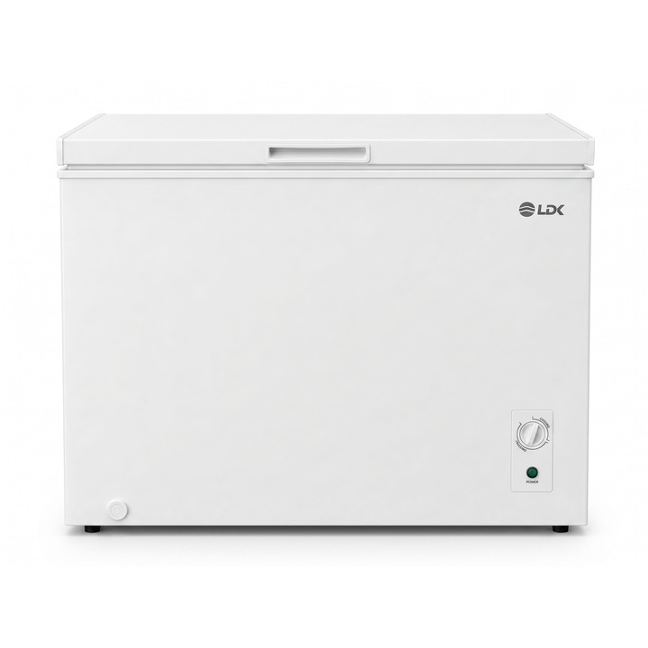 Lada frigorifica LDK BD-250, Clasa E, Capacitate 249 l, Congelare rapida, Termostat ajustabil, Alb