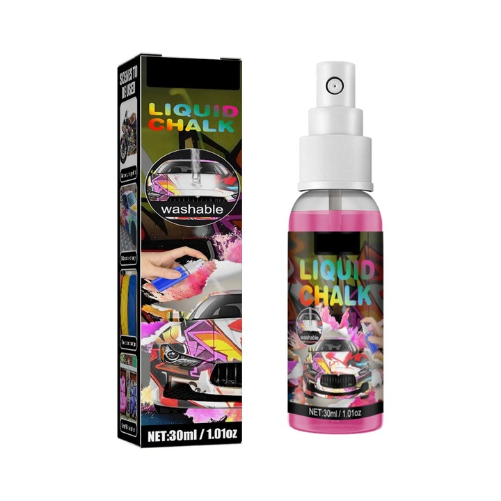 Vopsea spray auto 30ml multicolor uscare rapida lavabila